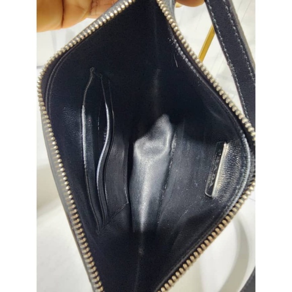 Authentic PRADA Spazzolato Mini Patent Leather Shoulder Bag Black - Picture 16 of 16